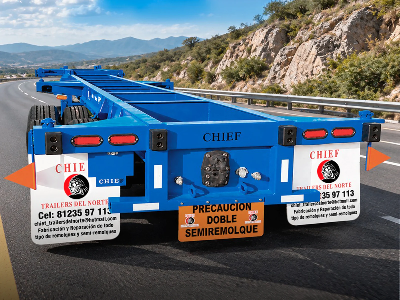 Portacontenedor Fijo 40-20 FT de Chief Trailers