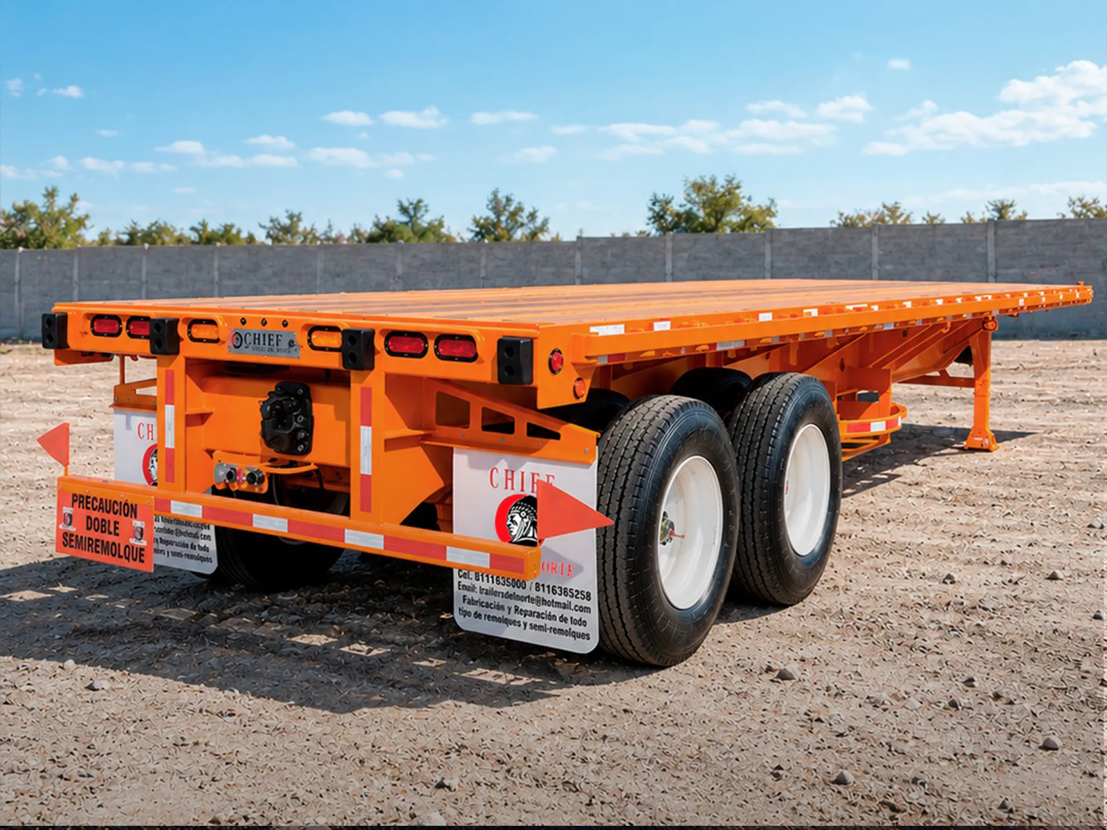 Plataforma High Cube 40' de Chief Trailers